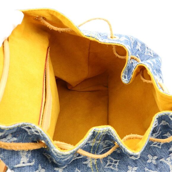 Louis Vuitton Sac A De GM Monogram Denim Backpack Rucksack - Picture 8 of 12